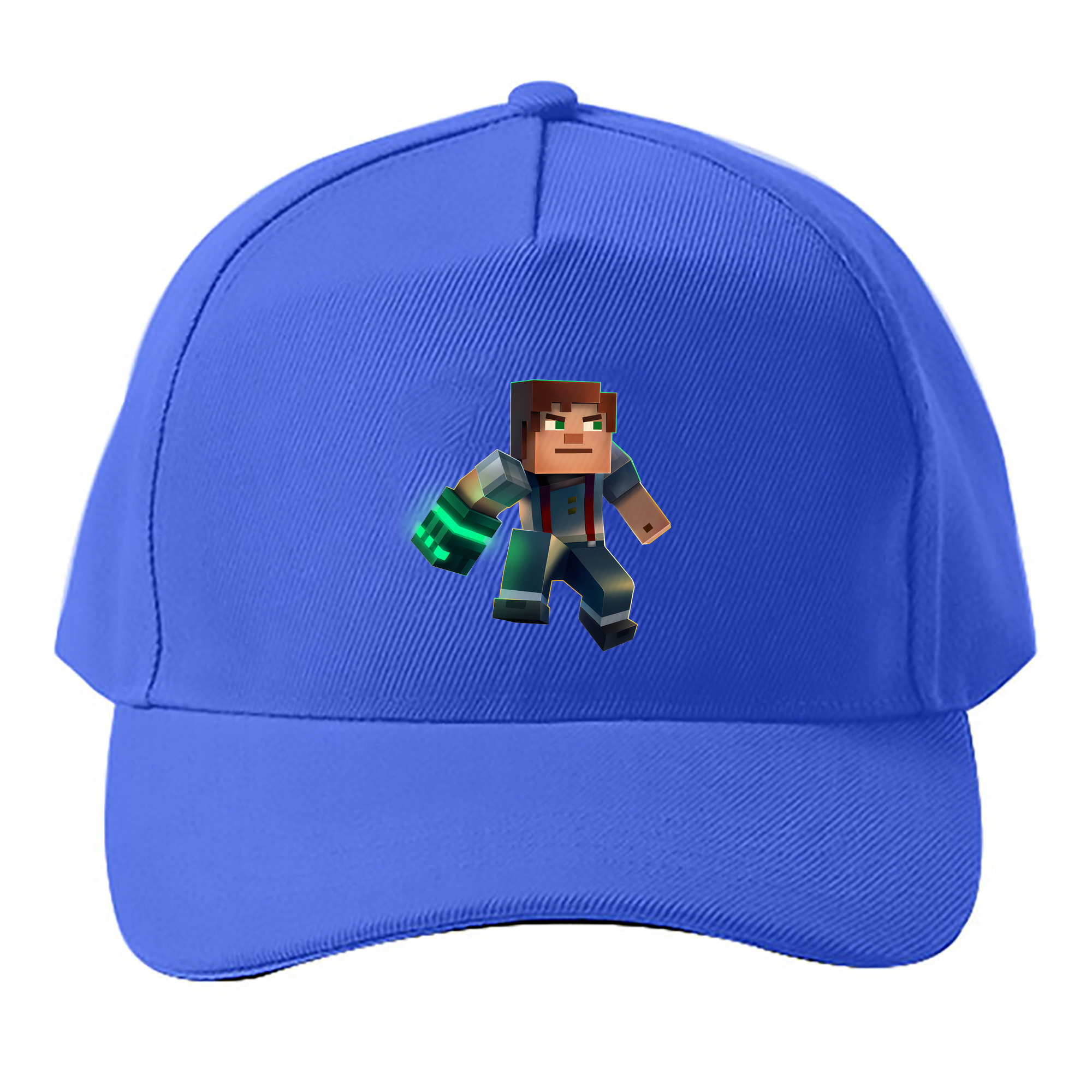 （画像用） マインクラフト ブロックの世界 Minecraft MC Block world ベースボールキャップ 綿100％ 男女兼用 帽子 スポーツ